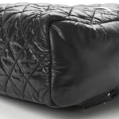 Chanel Nylon Quilted Coco Cocoon Backpack Black 10 of 10