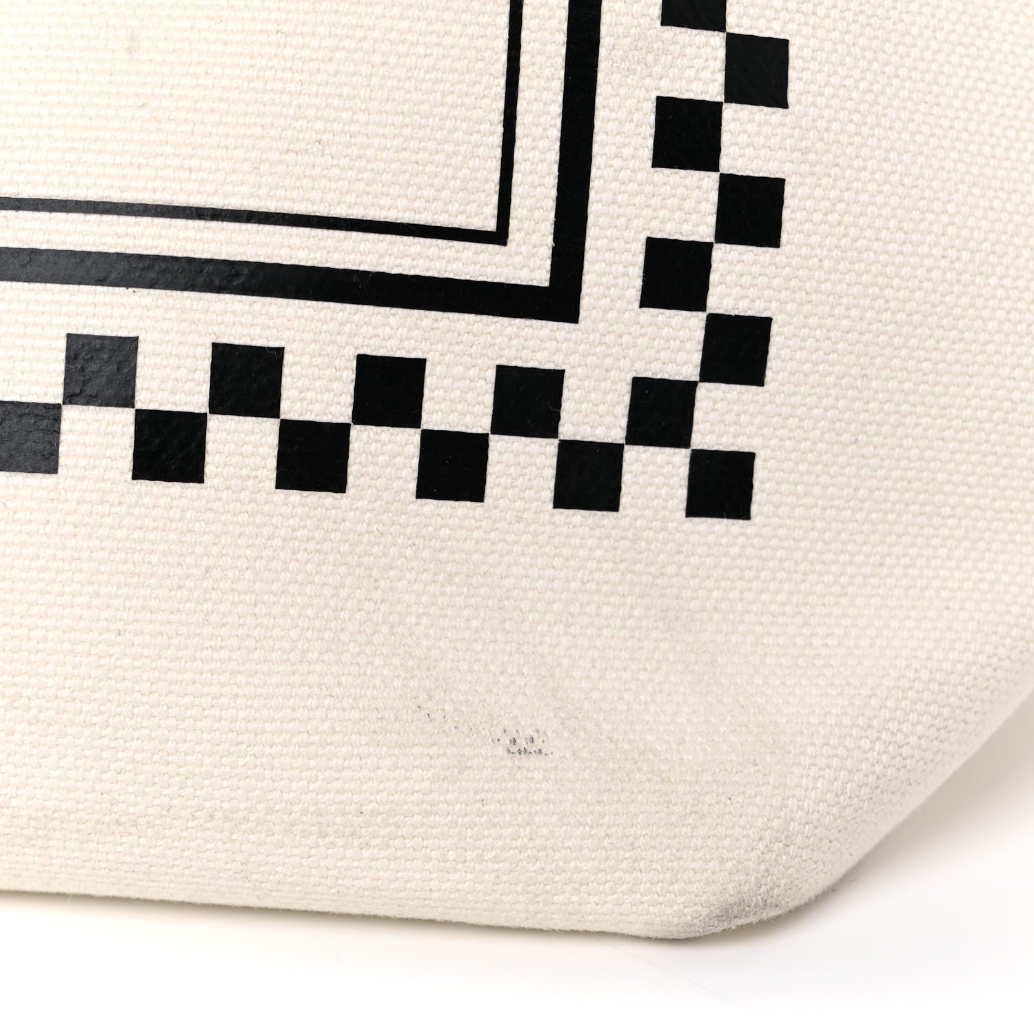 Versace Canvas Logo Tote Black White 26 of 28