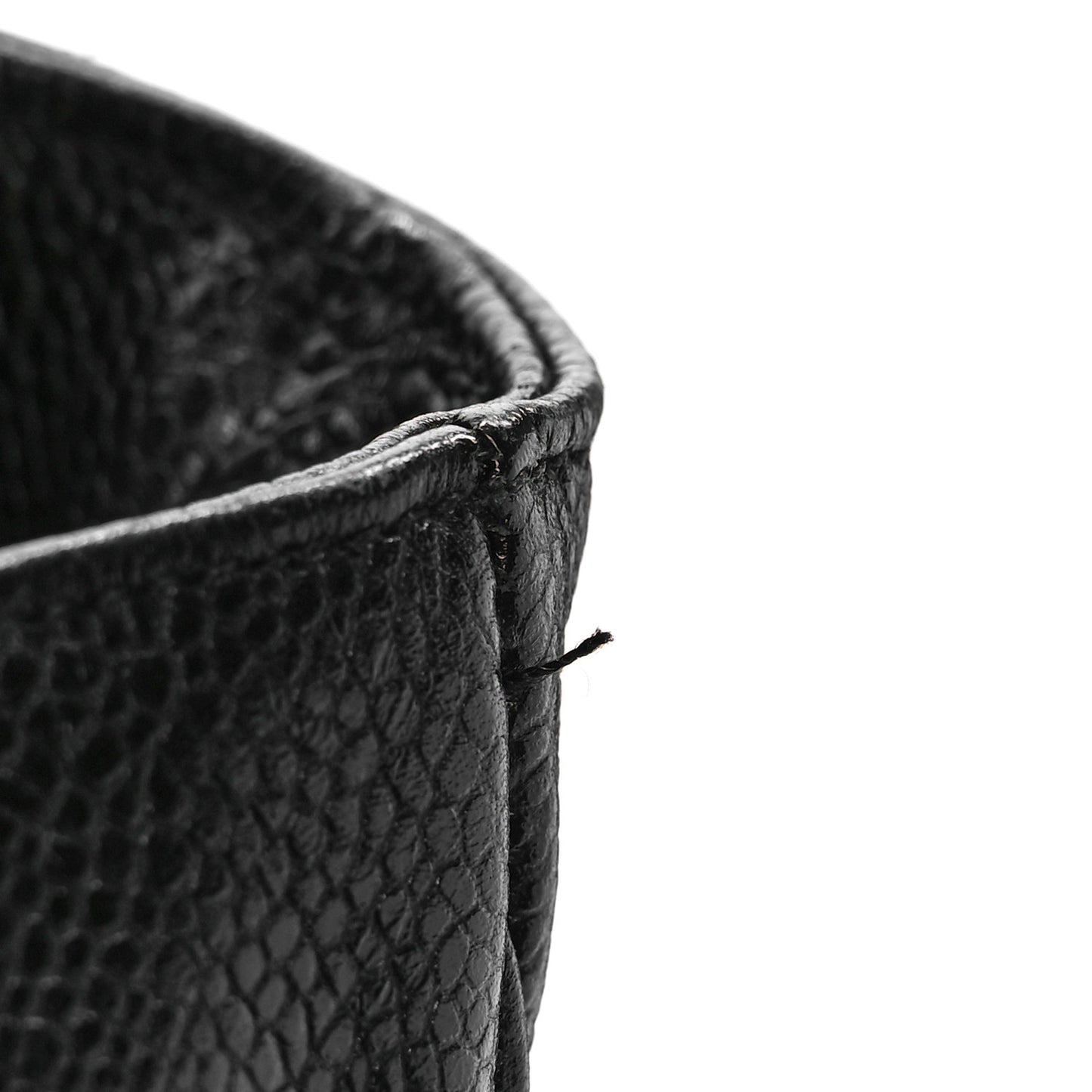 Caviar Large CC Shoulder Bag Black