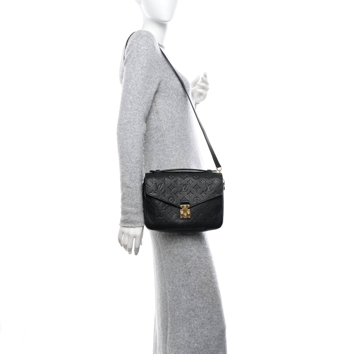 Louis Vuitton Empreinte Pochette Metis Black 2 of 18