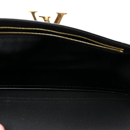 Louis Vuitton Patent Neo Sobe Louise EW Clutch Black 5 of 7