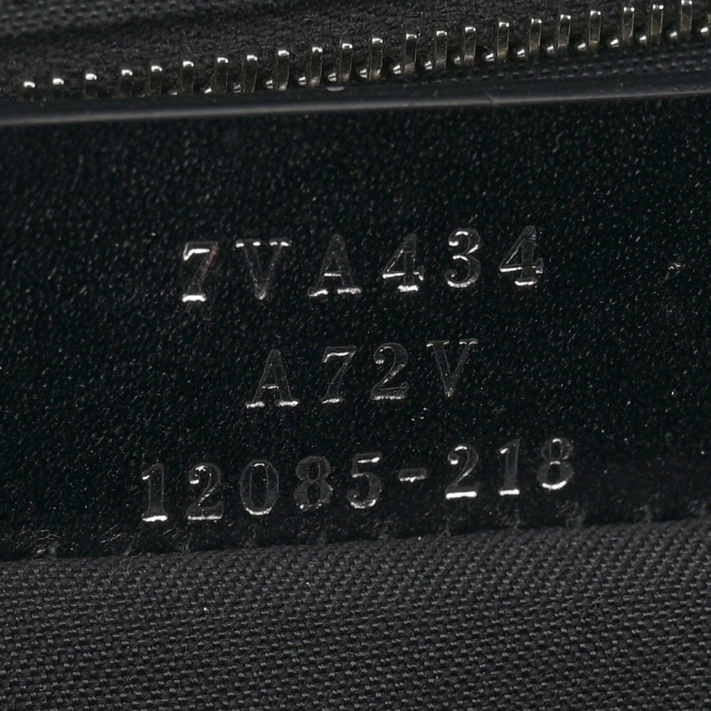 Nappa FF 1974 Embossed Belt Bag Black