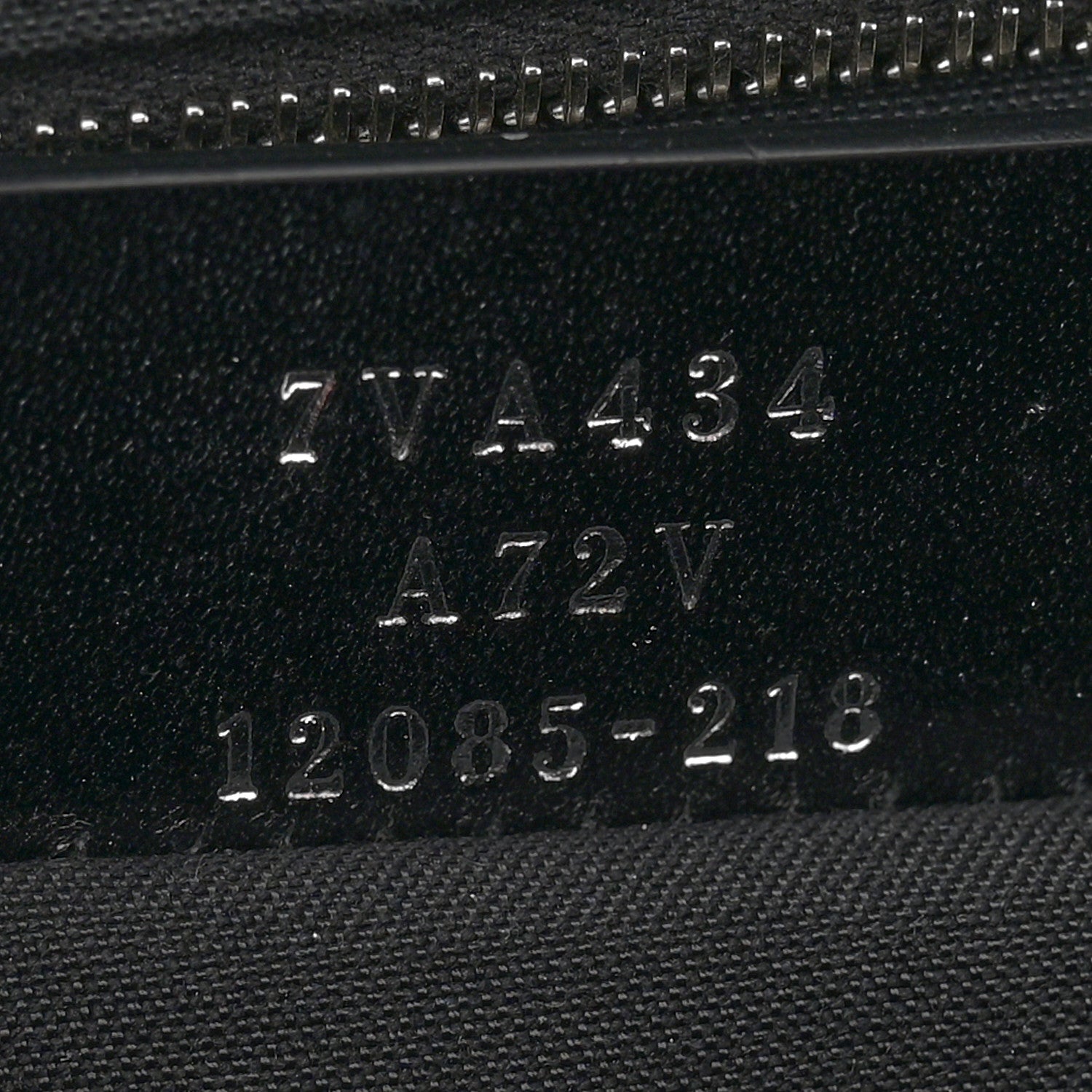 Fendi Nappa FF 1974 Embossed Belt Bag Black 7 of 13