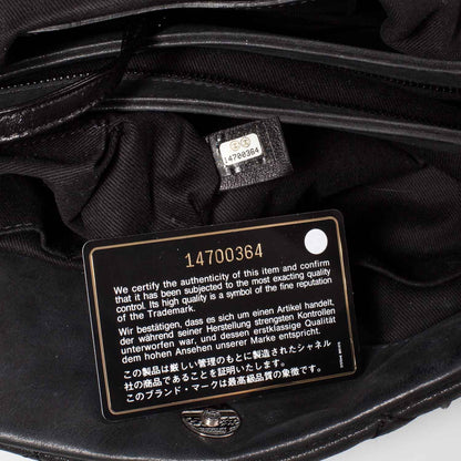 Chanel Iridescent Calfskin Large Just Mademoiselle Black 8 of 9