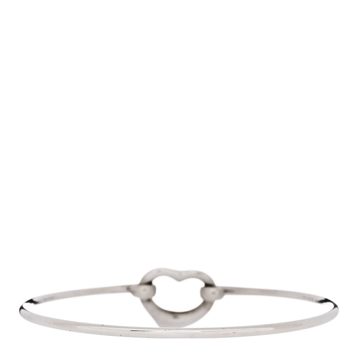 Sterling Silver Elsa Peretti Open Heart Bangle