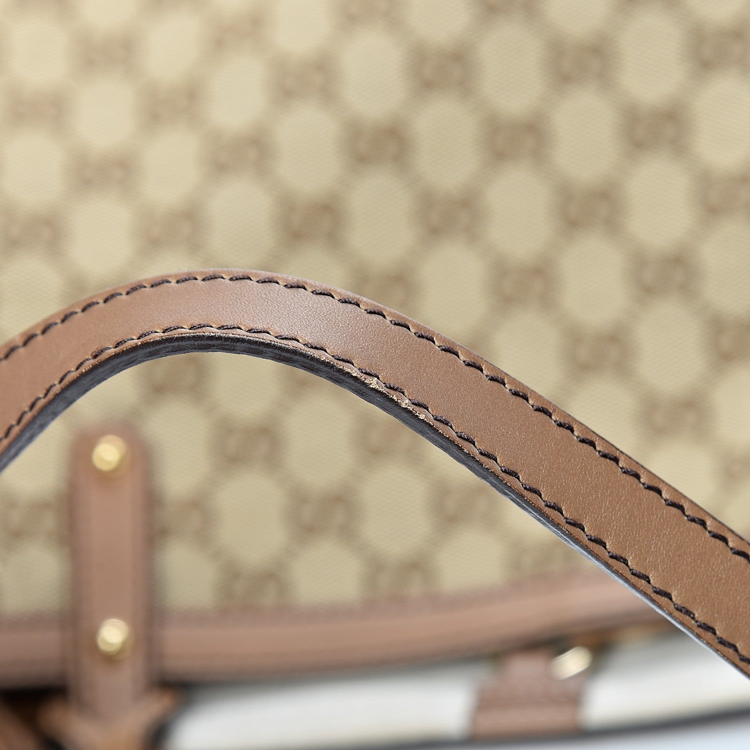 Gucci Monogram Large Craft Tote Light Brown 16 of 16