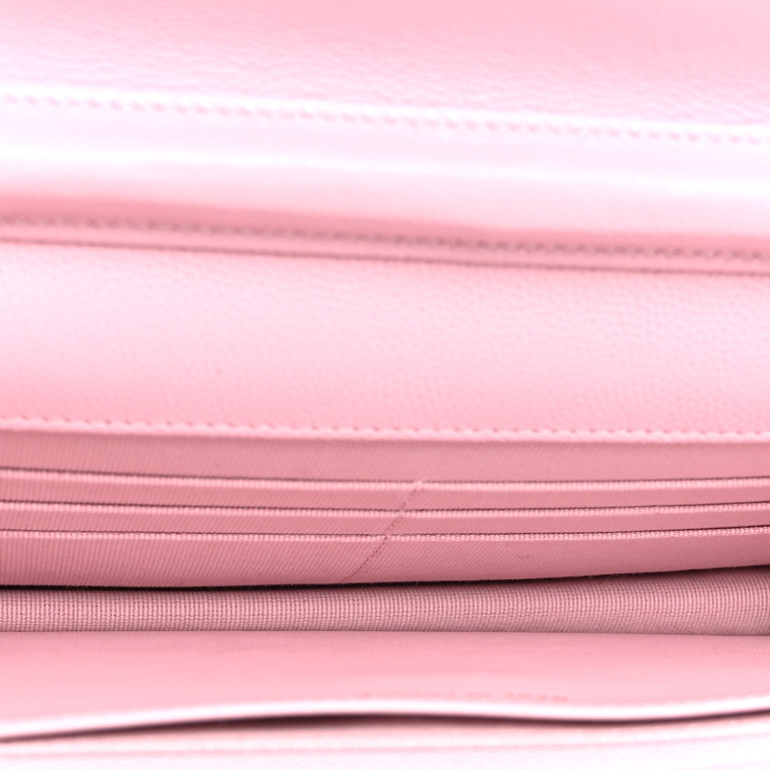 Chanel Caviar Quilted Wallet on Chain WOC Light Pink 5 of 12
