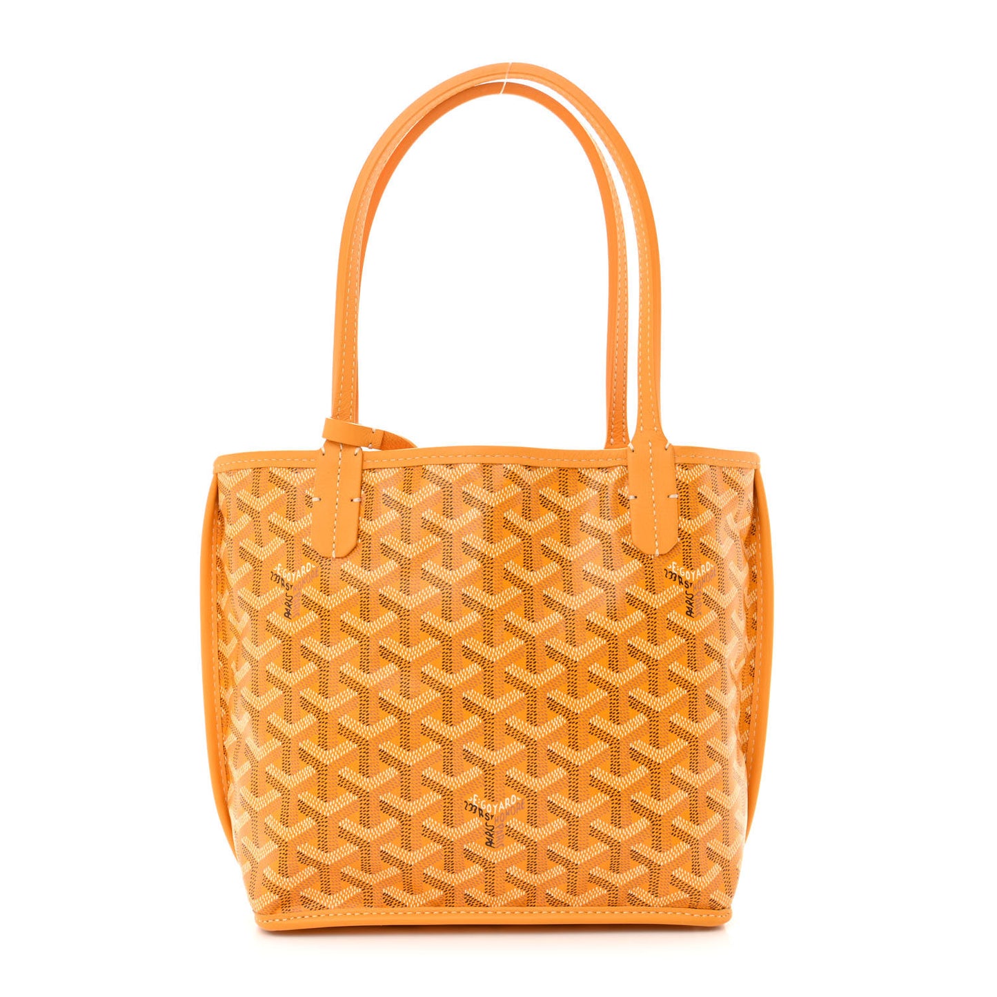 Goyardine Reversible Mini Anjou Yellow