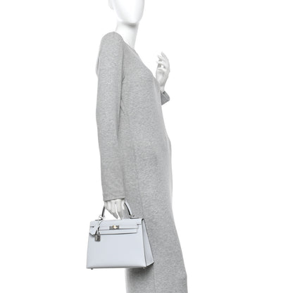 Hermes Epsom Kelly Sellier 25 Gris Platine 2 of 11