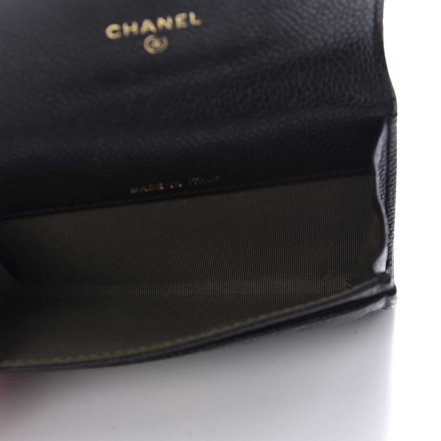 Chanel Caviar Quilted Boy Flap Card Holder Black 5 of 8