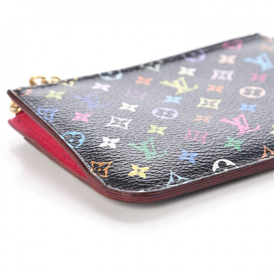 Monogram Multicolor Key Pouch Black Grenade