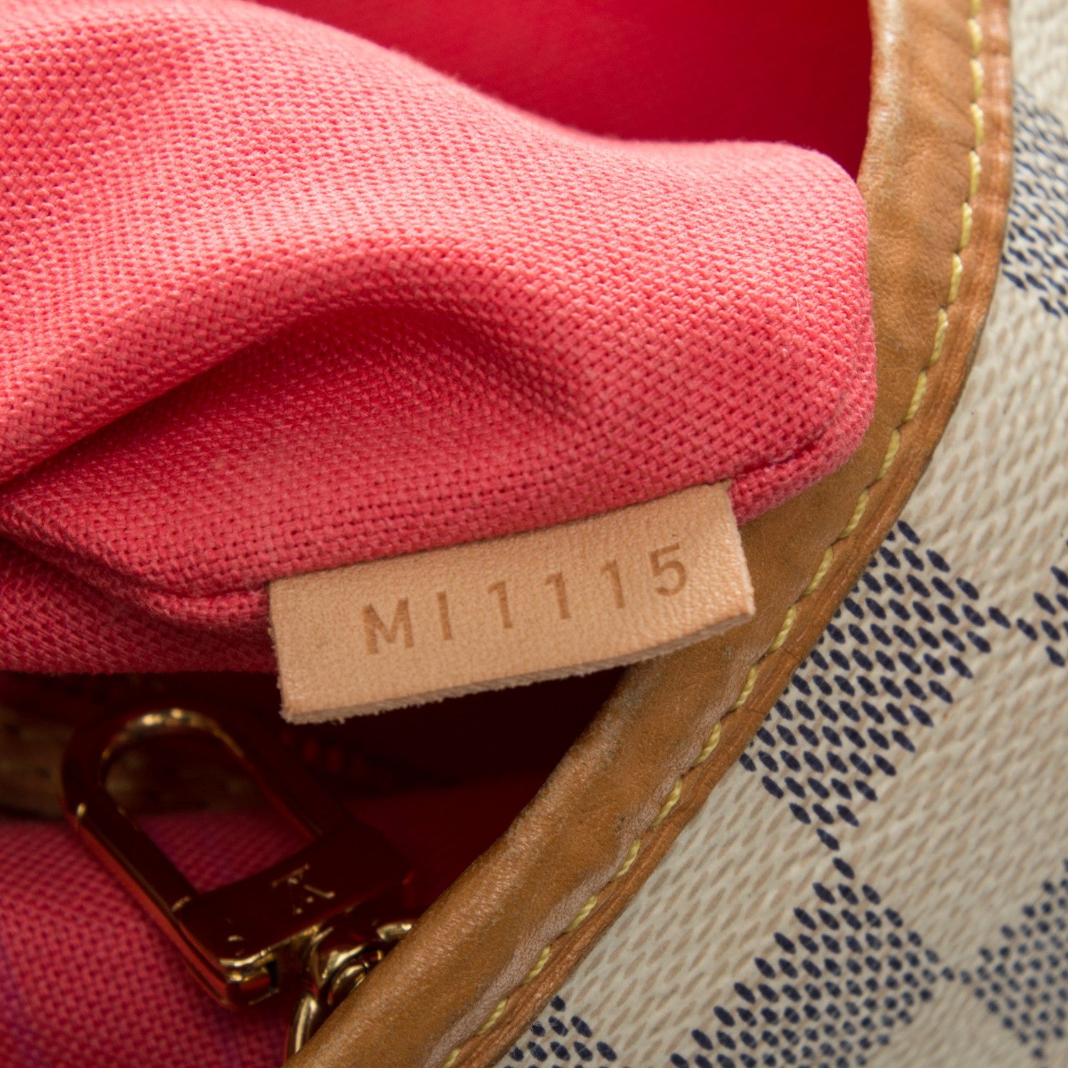Louis Vuitton Damier Azur Delightful MM Pink 7 of 10