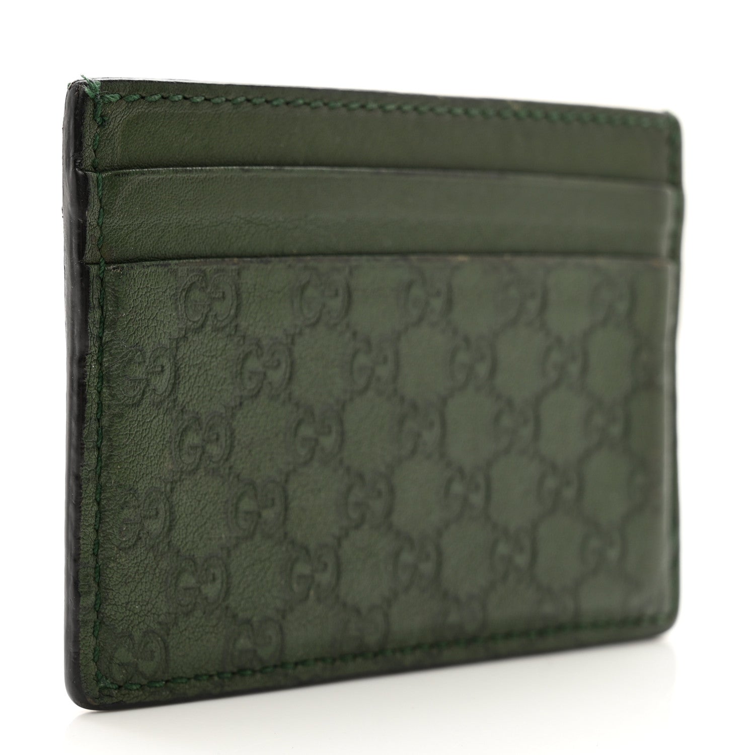 Gucci Microguccissima Card Holder Green 3 of 11
