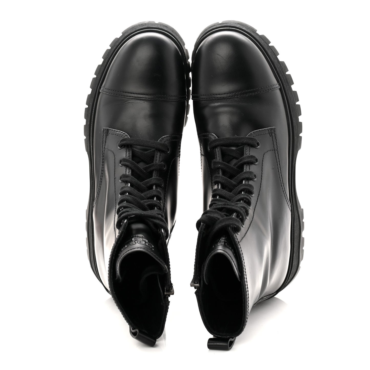 Spazzolato Captoe 30mm Combat Boots 39 Black