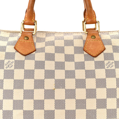Louis Vuitton LOUIS VUITTON Damier Azur Speedy 30 8 of 25