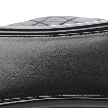 Chanel Aged Calfskin Quilted Small Gabrielle Backpack Black 9 of 10