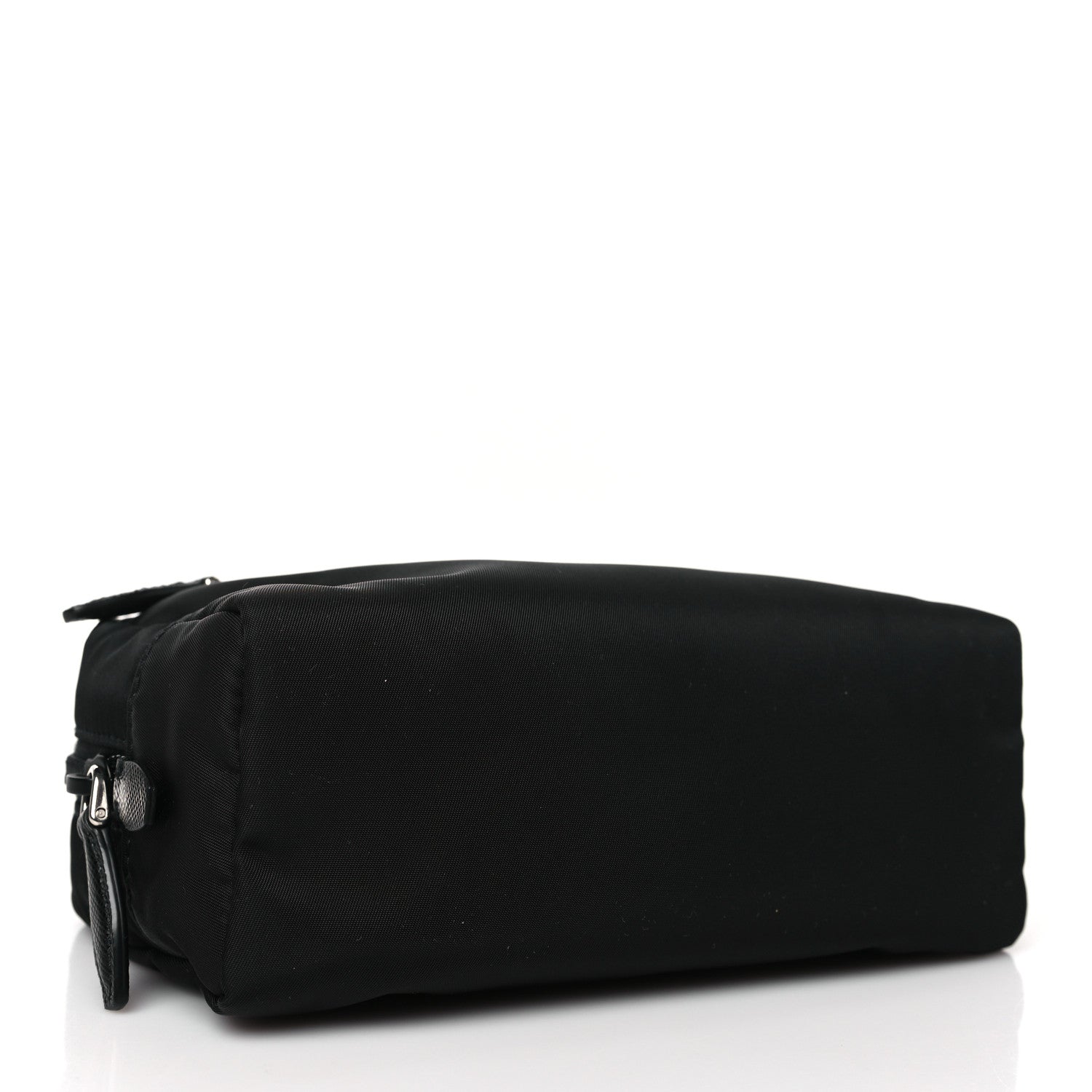 Prada Re-Nylon Saffiano Pouch Wristlet Black 4 of 8