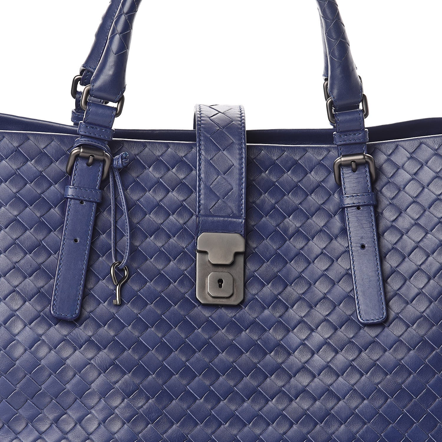 Bottega Veneta Nappa Intrecciato Medium Roma Tote Atlantic 7 of 9