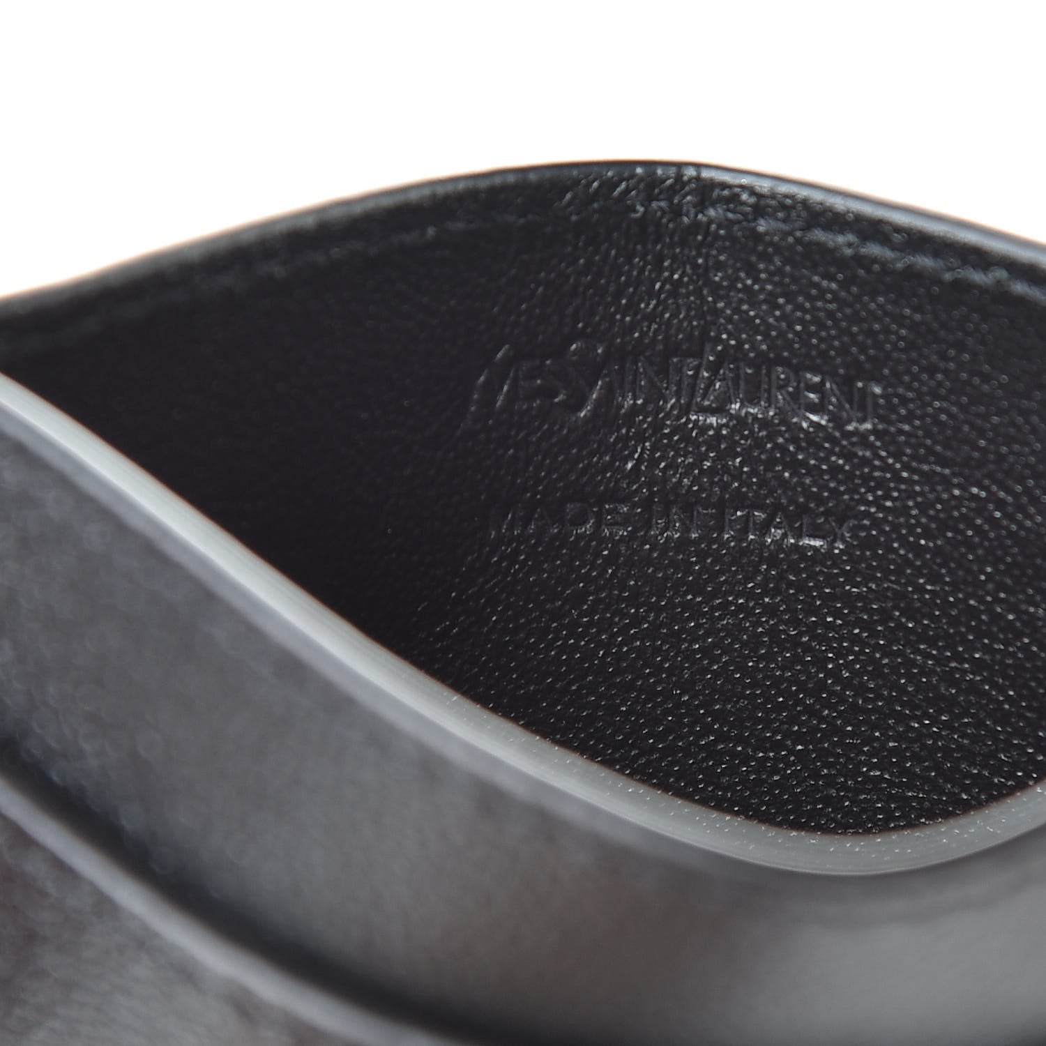 Saint Laurent Textured Calfskin Belle De Jour Card Case Black 6 of 8