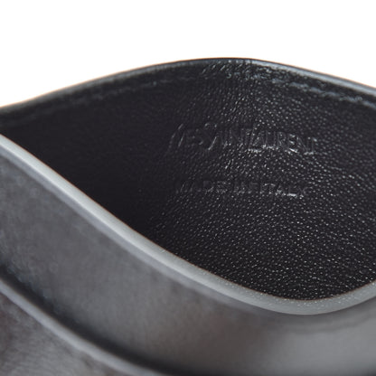 Saint Laurent Textured Calfskin Belle De Jour Card Case Black 6 of 8