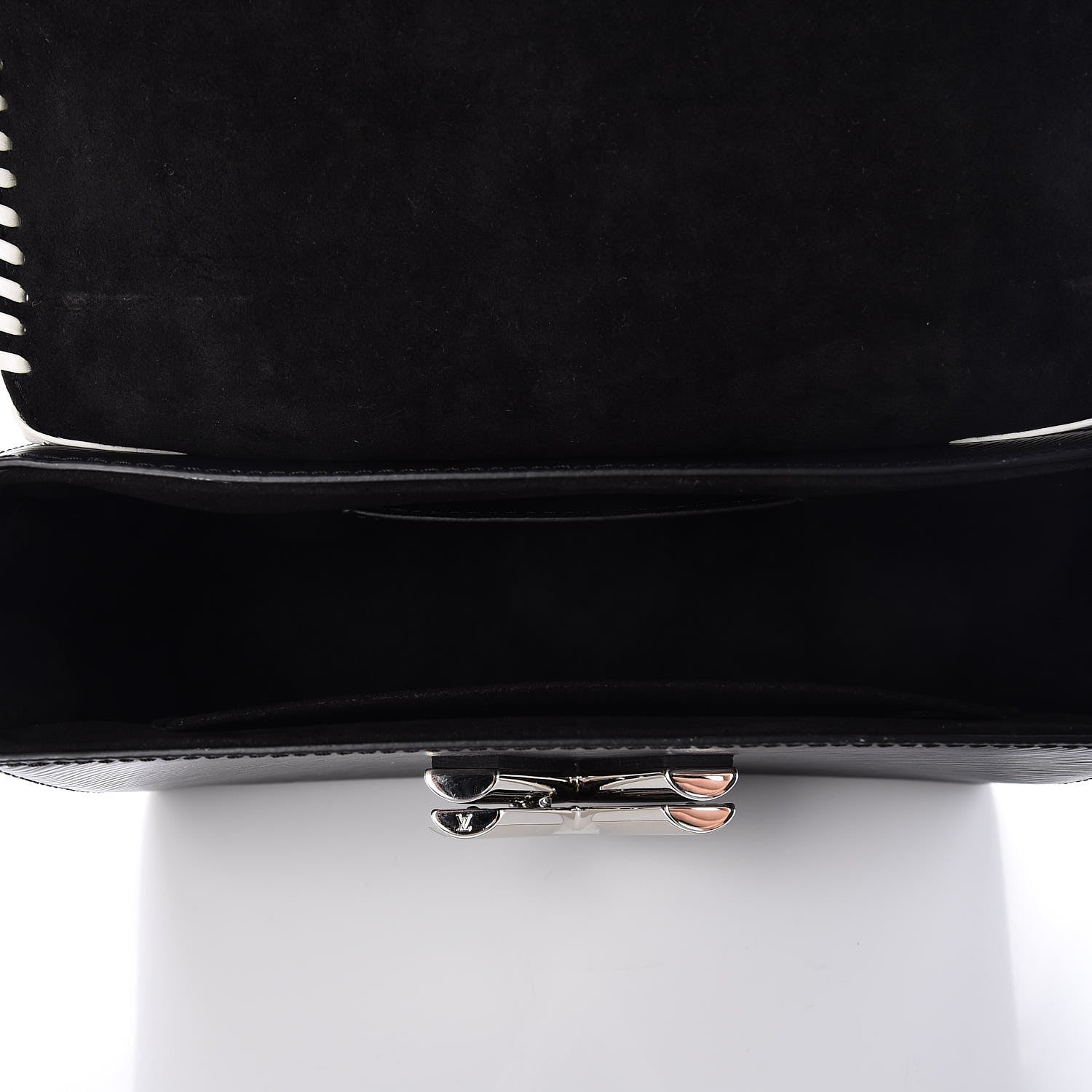 Louis Vuitton Epi Braided Twist Shoulder Bag MM Black 6 of 10