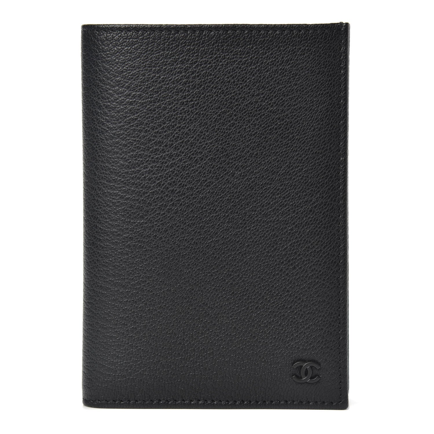 Chanel Goatskin Passport Holder Black 1 of 8