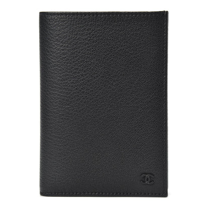 Chanel Goatskin Passport Holder Black 1 of 8