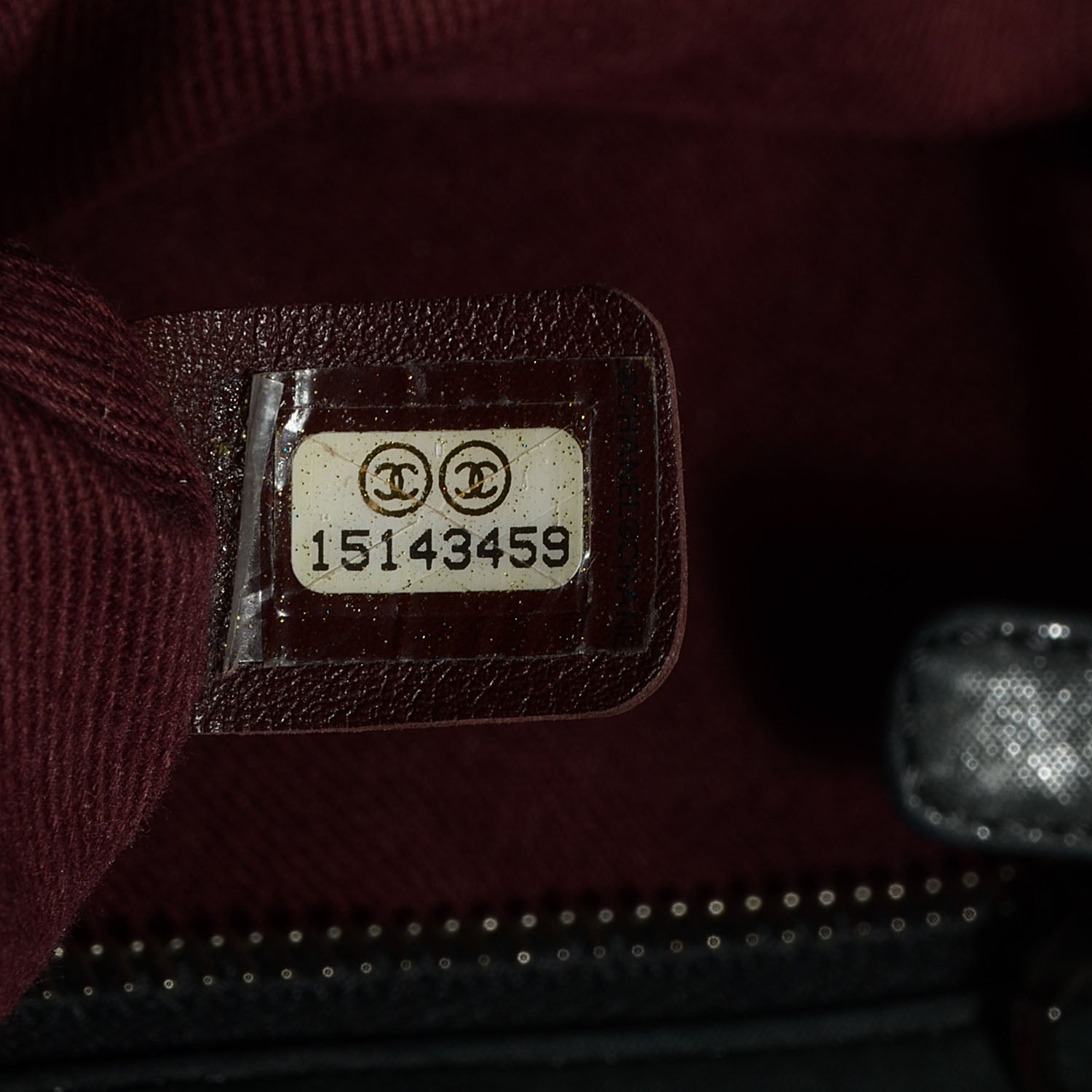 Chanel Iridescent Calfskin In The Mix Tote Black 7 of 7