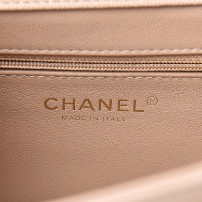 Chanel Caviar Quilted Medium Business Affinity Flap Light Beige 6 of 14