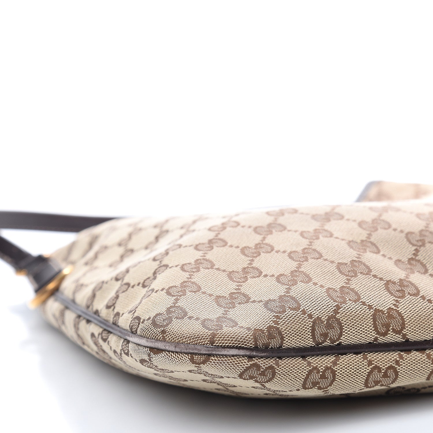 Gucci Monogram Medium New Britt Hobo Dark Brown 9 of 13