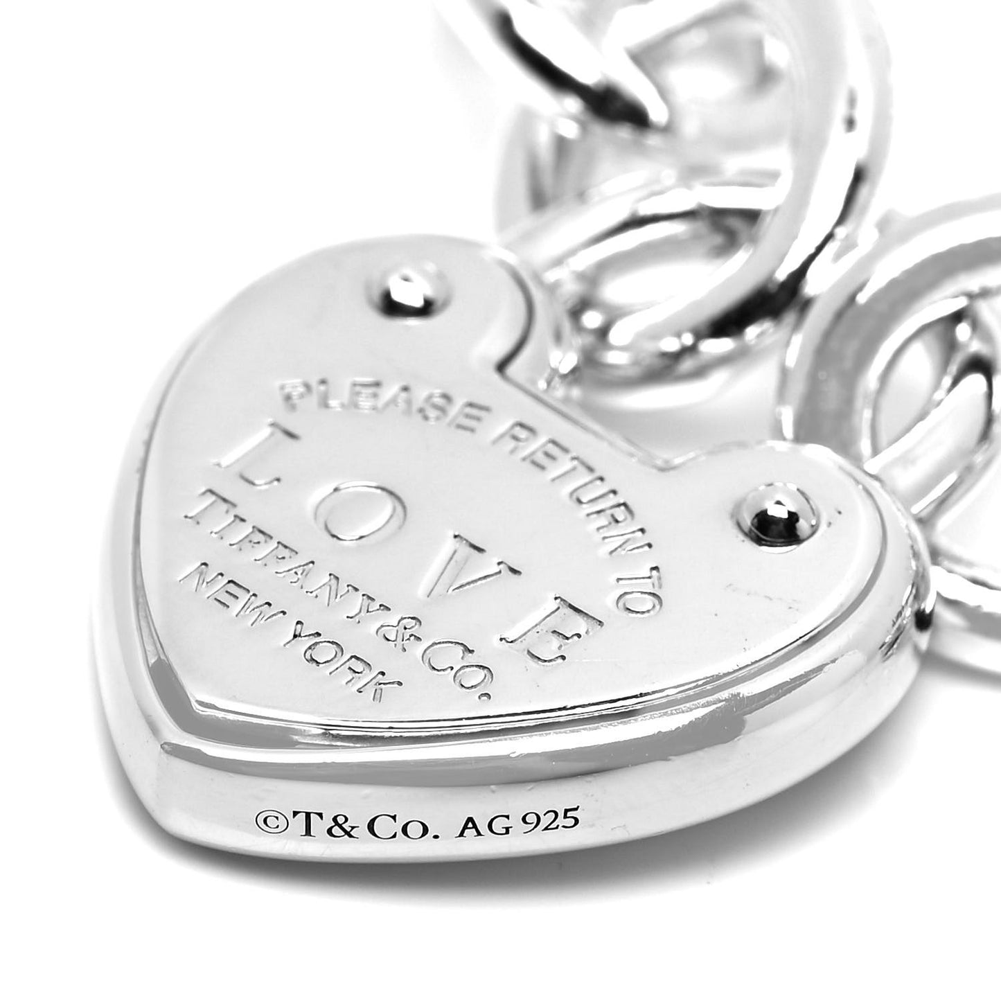 Sterling Silver Return to Tiffany Love Lock Bracelet