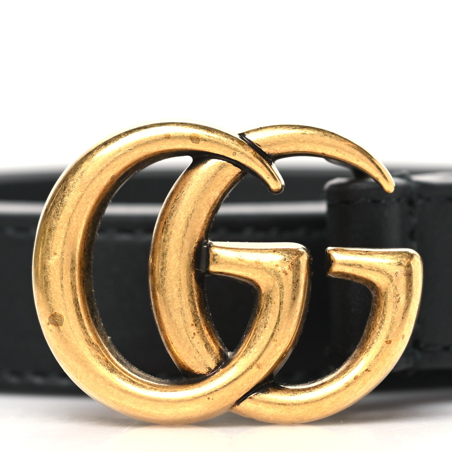 Gucci Calfskin Double G 20mm Belt 100 40 Black 2 of 6