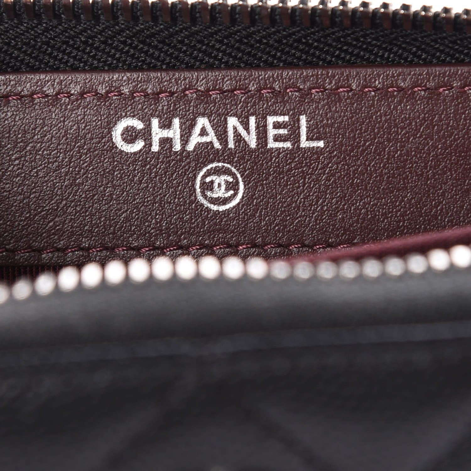 Chanel Caviar Quilted Zip Coin Purse Black 6 of 9
