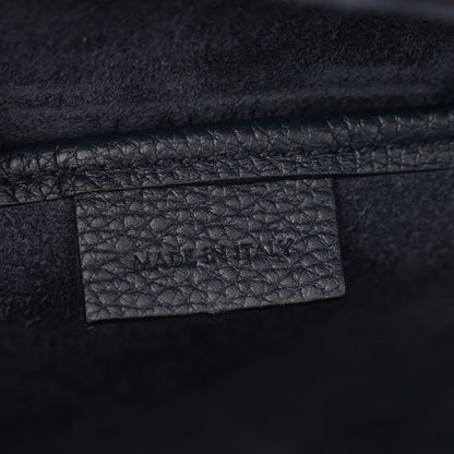 Celine Drummed Calfskin Nano Luggage Navy Blue 6 of 10