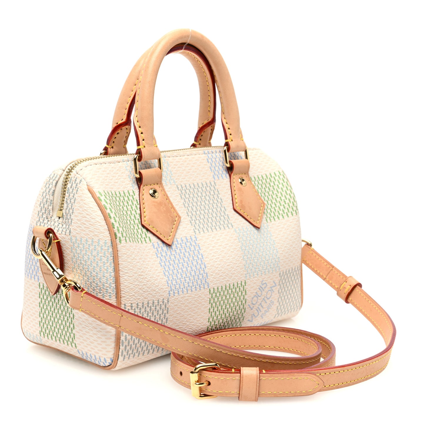 Damier Giant Speedy Bandouliere 20 Pistachio