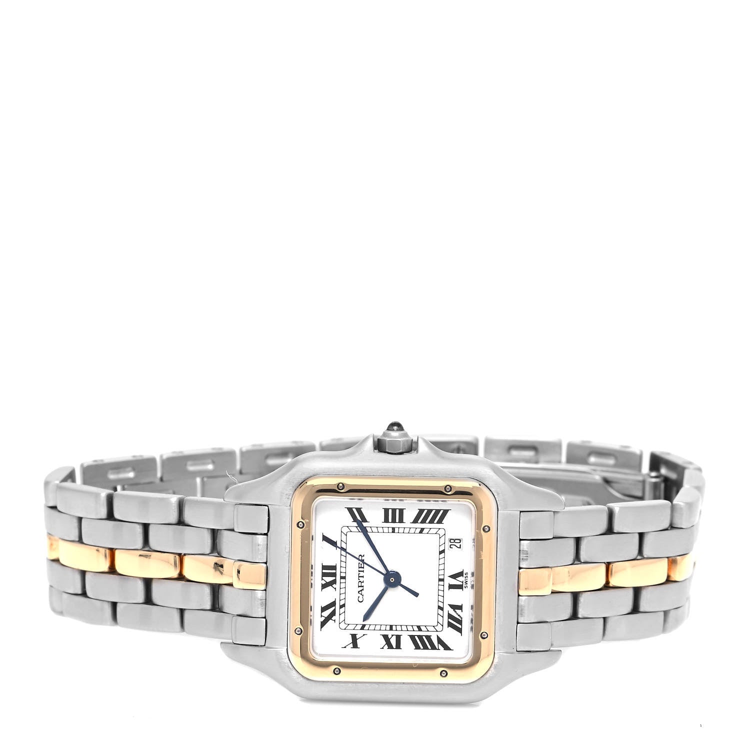 Cartier Stainless Steel 18K Yellow Gold 27mm Panthere Quartz Watch 2 of 4
