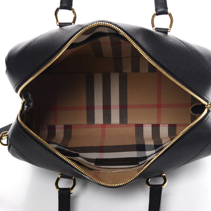 Burberry Derby Calfskin Medium Alchester Bowling Bag Black 5 of 10