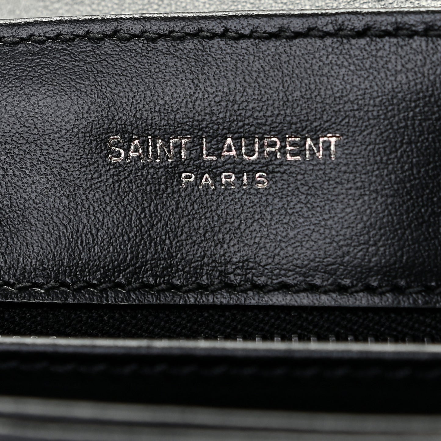 Calfskin Y Quilted Monogram Toy Loulou Crossbody Bag Black