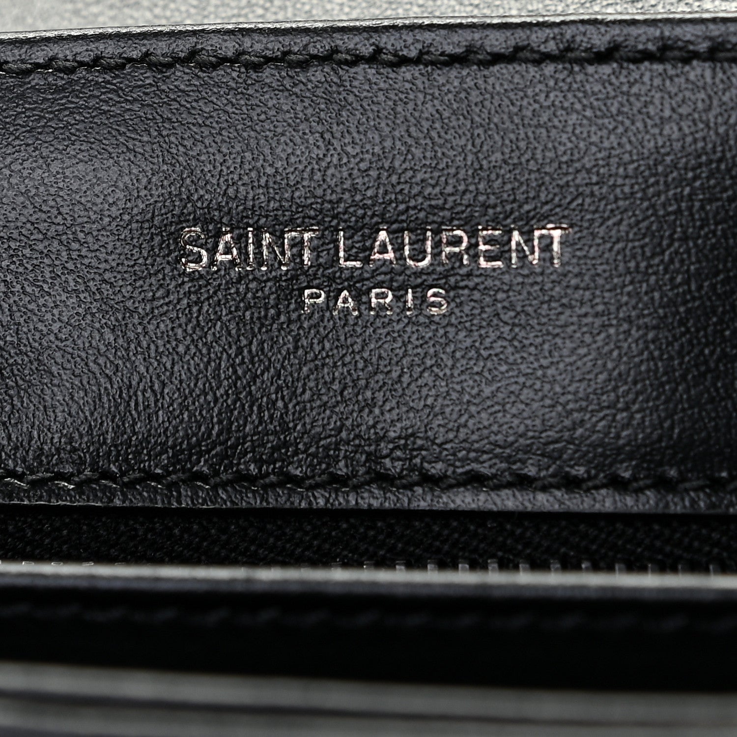 Saint Laurent Calfskin Y Quilted Monogram Toy Loulou Crossbody Bag Black 9 of 12
