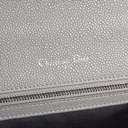 Christian Dior Grained Calfskin Medium Diorama Flap Bag Gris 6 of 11