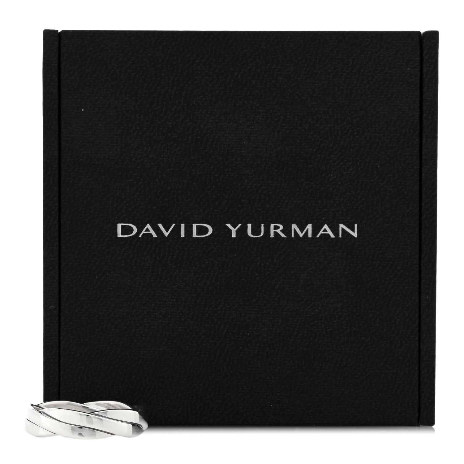 David Yurman Sterling Silver 6mm DY Helios Band Ring 64 10.75 5 of 5