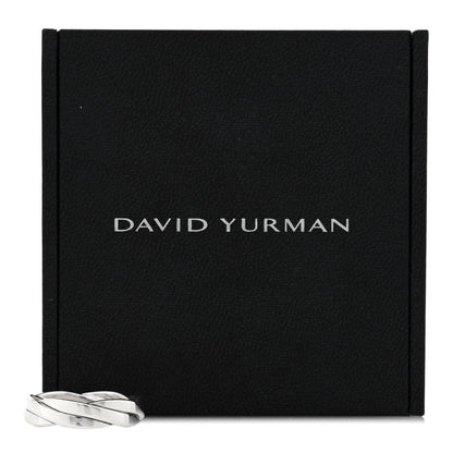 David Yurman Sterling Silver 6mm DY Helios Band Ring 64 10.75 5 of 5