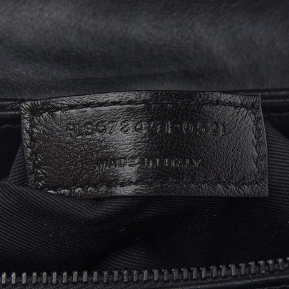 Saint Laurent Calfskin Y Quilted Monogram Toy Loulou Crossbody Bag Black 7 of 9