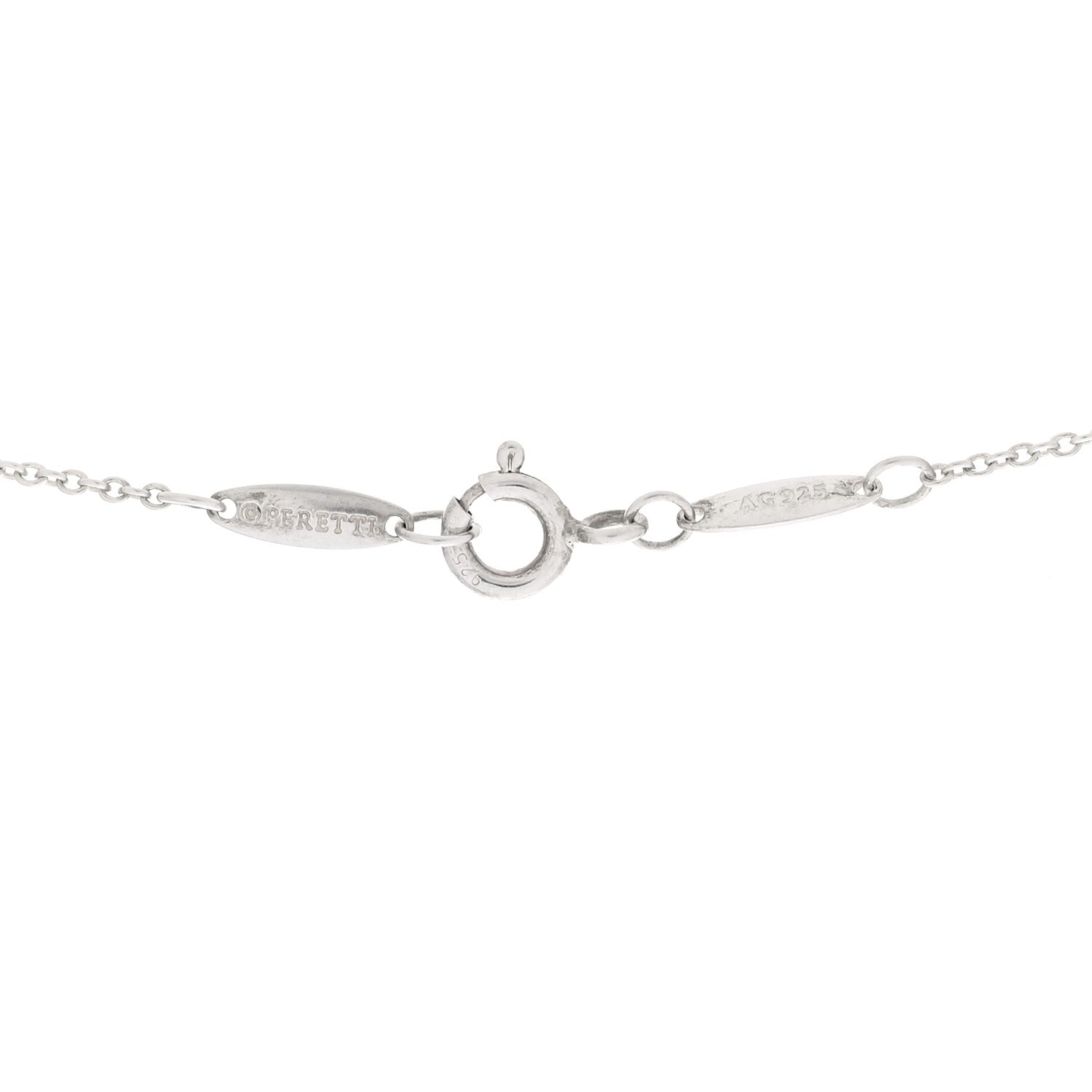 Tiffany Sterling Silver 14mm Elsa Peretti Cross Pendant Necklace 4 of 4