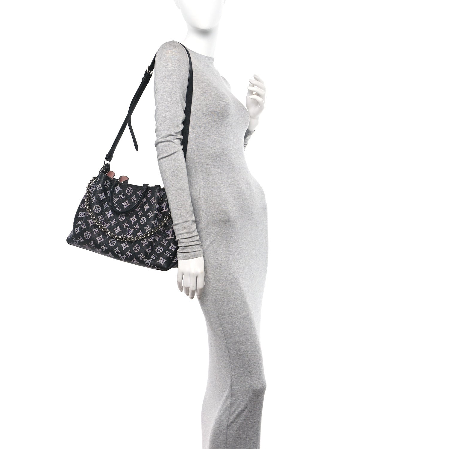 Louis Vuitton Mahina Flight Mode Bella Tote Black 2 of 11