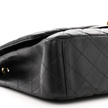 Chanel Lambskin Quilted Maxi Single Flap Black 9 of 13