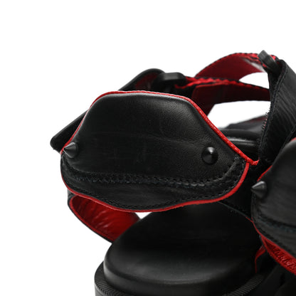 Christian Louboutin Calfskin Velcrissimo Flat Sandals 35.5 Black 11 of 11