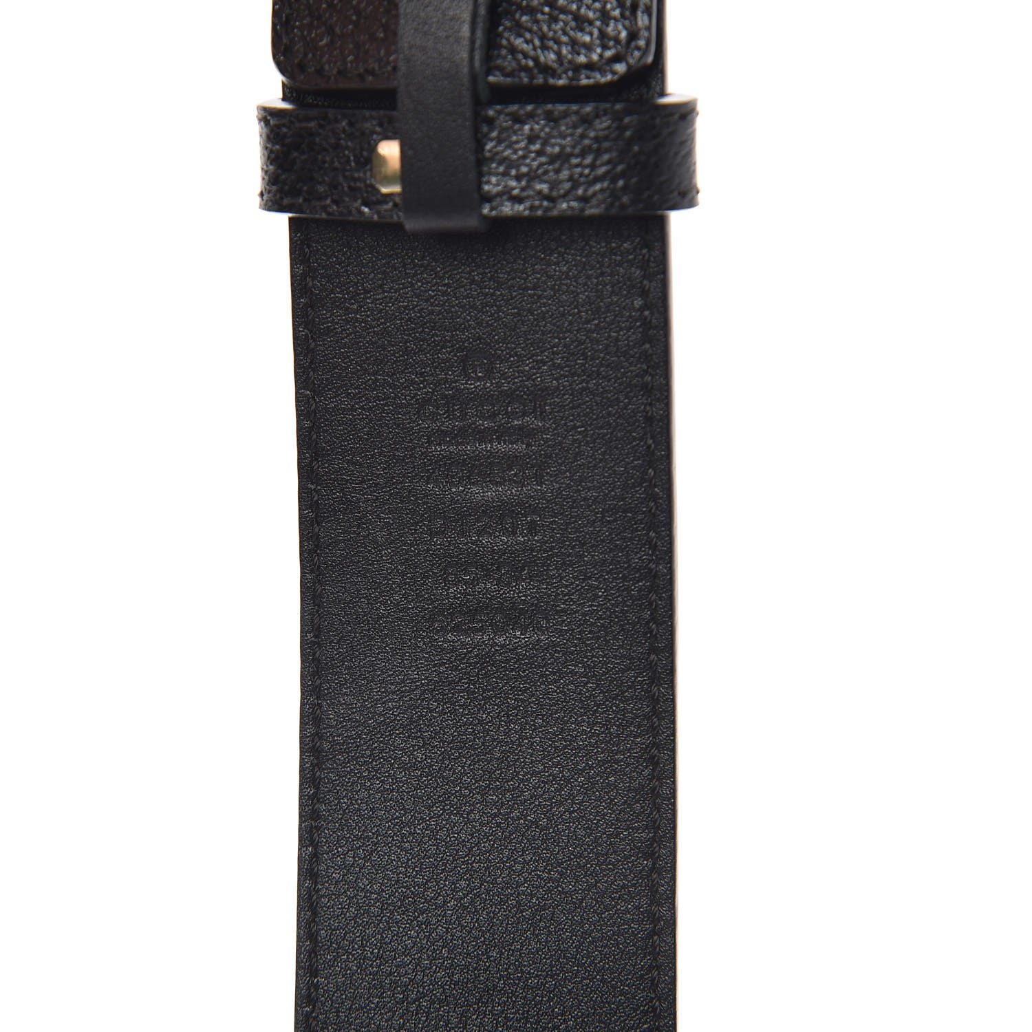 Gucci Textured Calfskin Double G 40mm Belt 85 34 Black 4 of 6