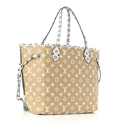 Louis Vuitton Monogram Giant Neverfull MM Kaki 4 of 10