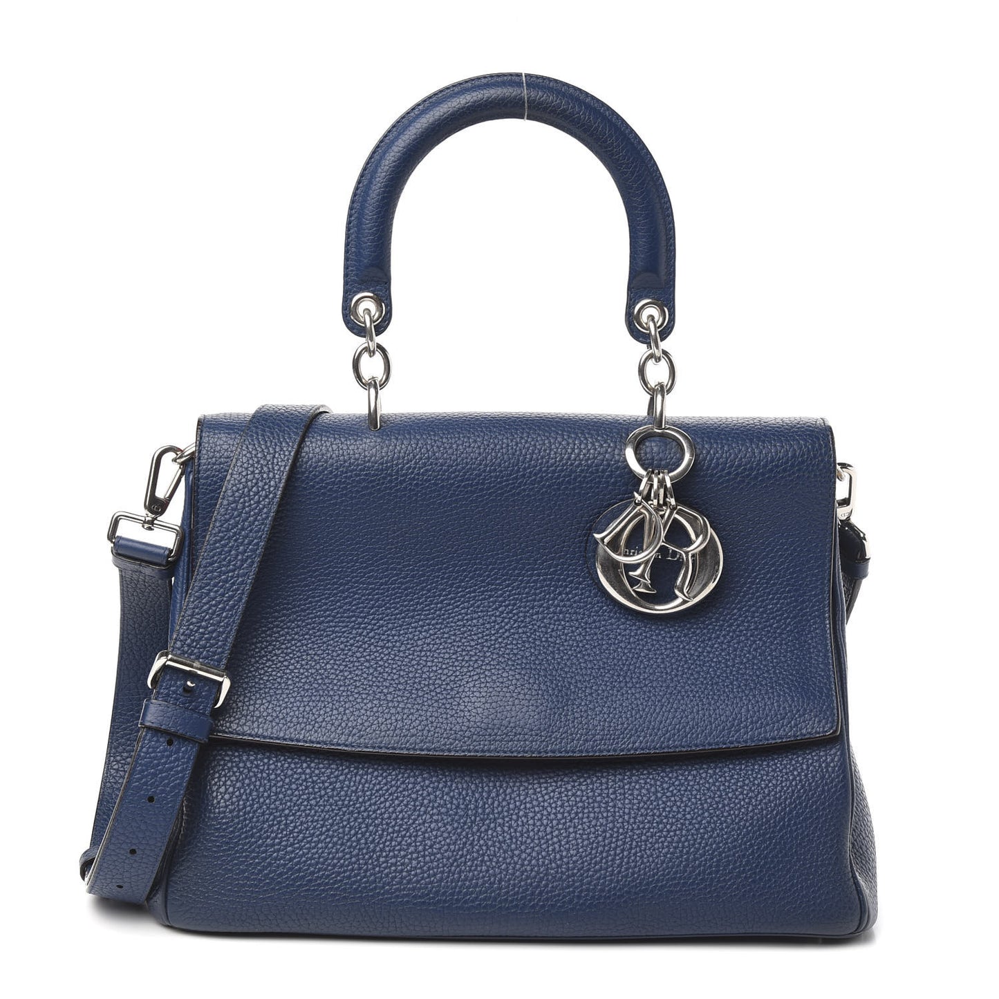 Bullcalf Medium Be Dior Flap Mineral Blue